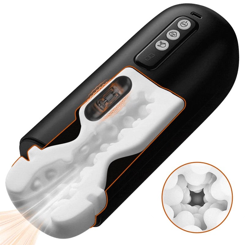 【Relentless-Suction】Sophia – Mighty Suction Best Value Crystal Clear Sizing Automatic Male Masturbator