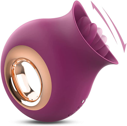 PHANXY 2 in 1 Licking & Vibrating Nipples Clitoral Stimulator with 9 modes for Quick Orgasm
