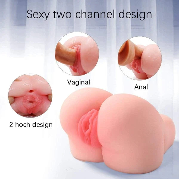 5.1lb 3 in 1 Realistic Handheld Sex Doll  – TPE Male Masturbator