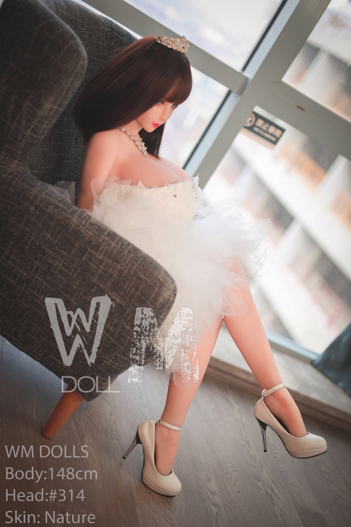 148cm/4ft9 J-cup S-TPE Sex Doll – Paris