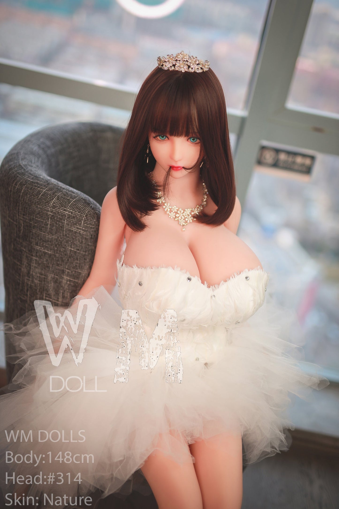 148cm/4ft9 J-cup S-TPE Sex Doll – Paris