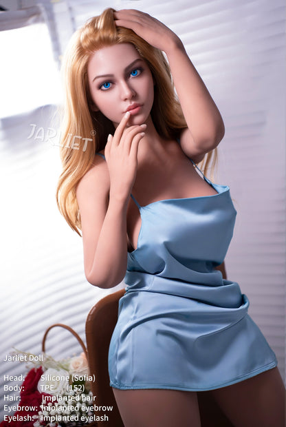 152cm/5ft E-cup Silicone Head TPE Body Sex Doll – Averi