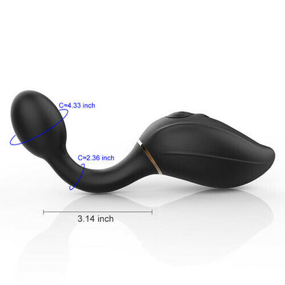 Buyging™ YUANSE 7 Frequencies Inflatable Expansion Vagina Anal Vibrator