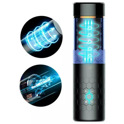 QMYSKY 10 Frequency Vibrating Penis Massage Glans Exerciser