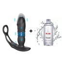 12 Vibrating 3 Thrusting  Dual Cock Rings Prostate Massager