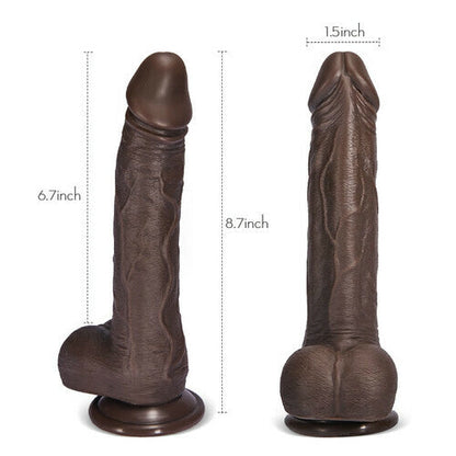 Wireless Remote Control 5 Thrusting 10 Vibrating Rotating Dildo