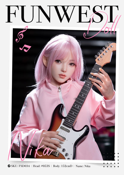 152cm/5ft D-cup Silicone Sex Doll – Nika