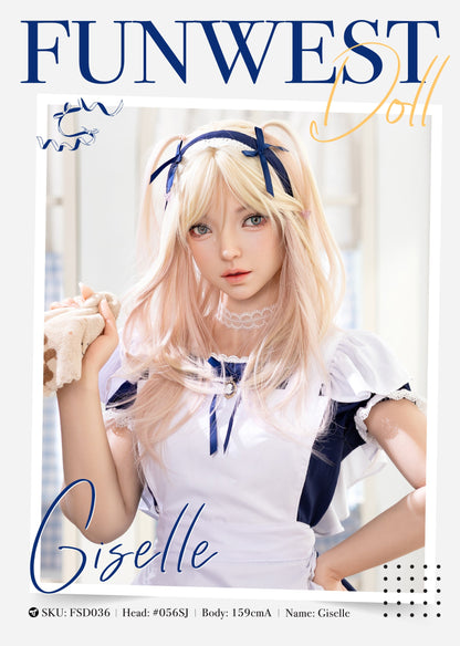 159cm/5ft2 A-cup Silicone Sex Doll – Giselle (EU IN STOCK)