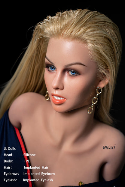 148cm/4ft9 E-cup Silicone Head TPE Body Sex Doll – Fiora