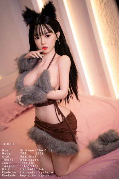 152cm/5ft E-cup Silicone Head TPE Body Sex Doll – Mirae