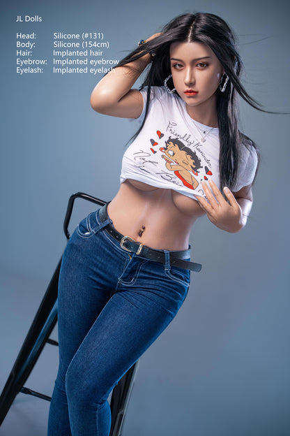 154cm/5ft1 E-cup Silicone Sex Doll – Sona
