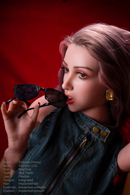 153cm/5ft1 D-cup Silicone Sex Doll – Mina