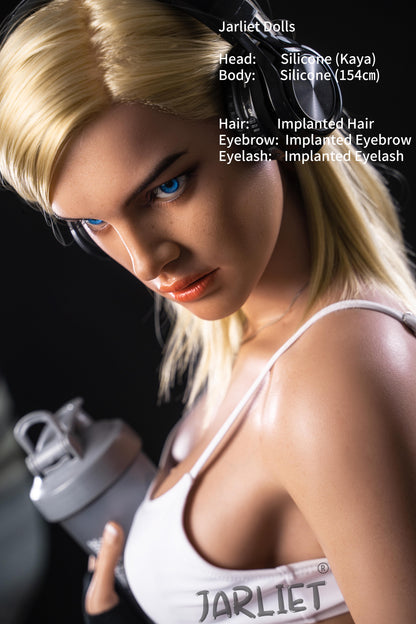 154cm/5ft1 F-cup Silicone Sex Doll – Vira