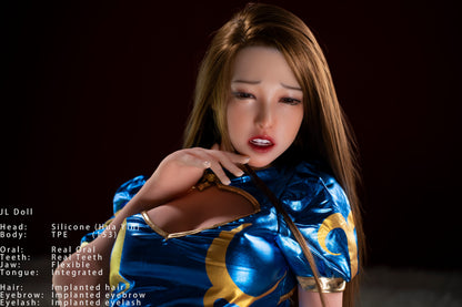 153cm/5ft E-cup Silicone Head TPE Body Sex Doll – Selyna