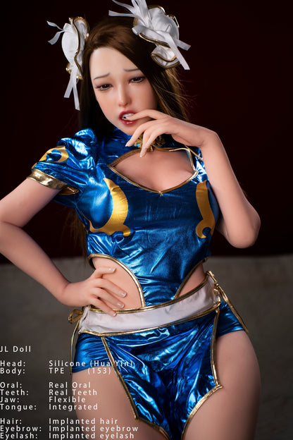 153cm/5ft E-cup Silicone Head TPE Body Sex Doll – Selyna
