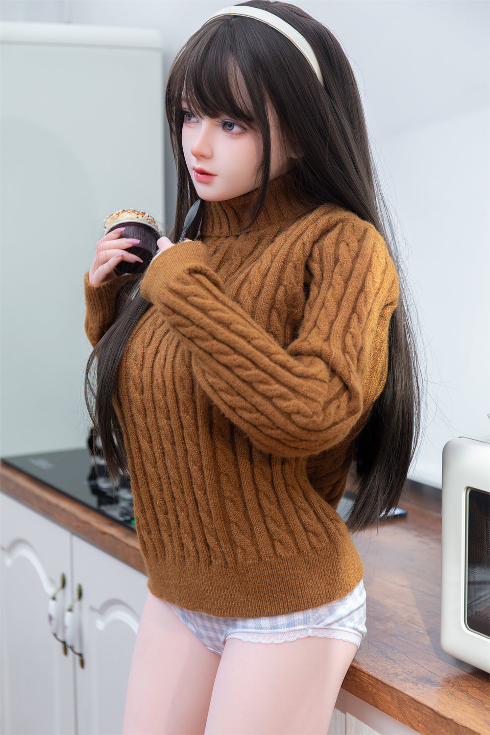 148cm/4ft8 D-cup Silicone Sex Doll – Elaria