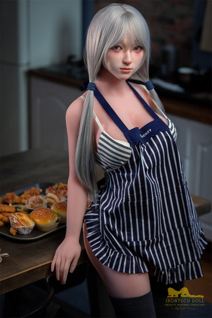154cm/5ft1 D-cup Silicone Head TPE Body Sex Doll – Miyuki