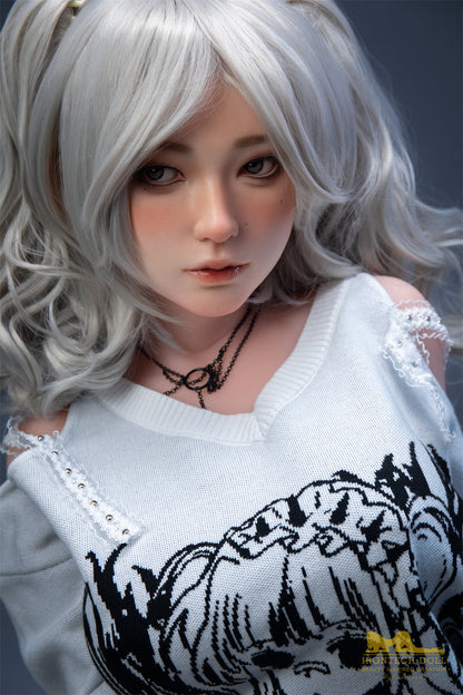 154cm/5ft1 F-cup Silicone Head TPE Body Sex Doll – Misa