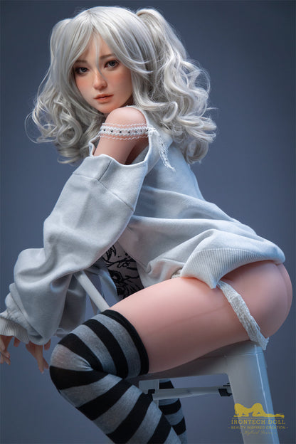 154cm/5ft1 F-cup Silicone Head TPE Body Sex Doll – Misa