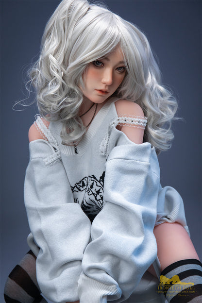 154cm/5ft1 F-cup Silicone Head TPE Body Sex Doll – Misa