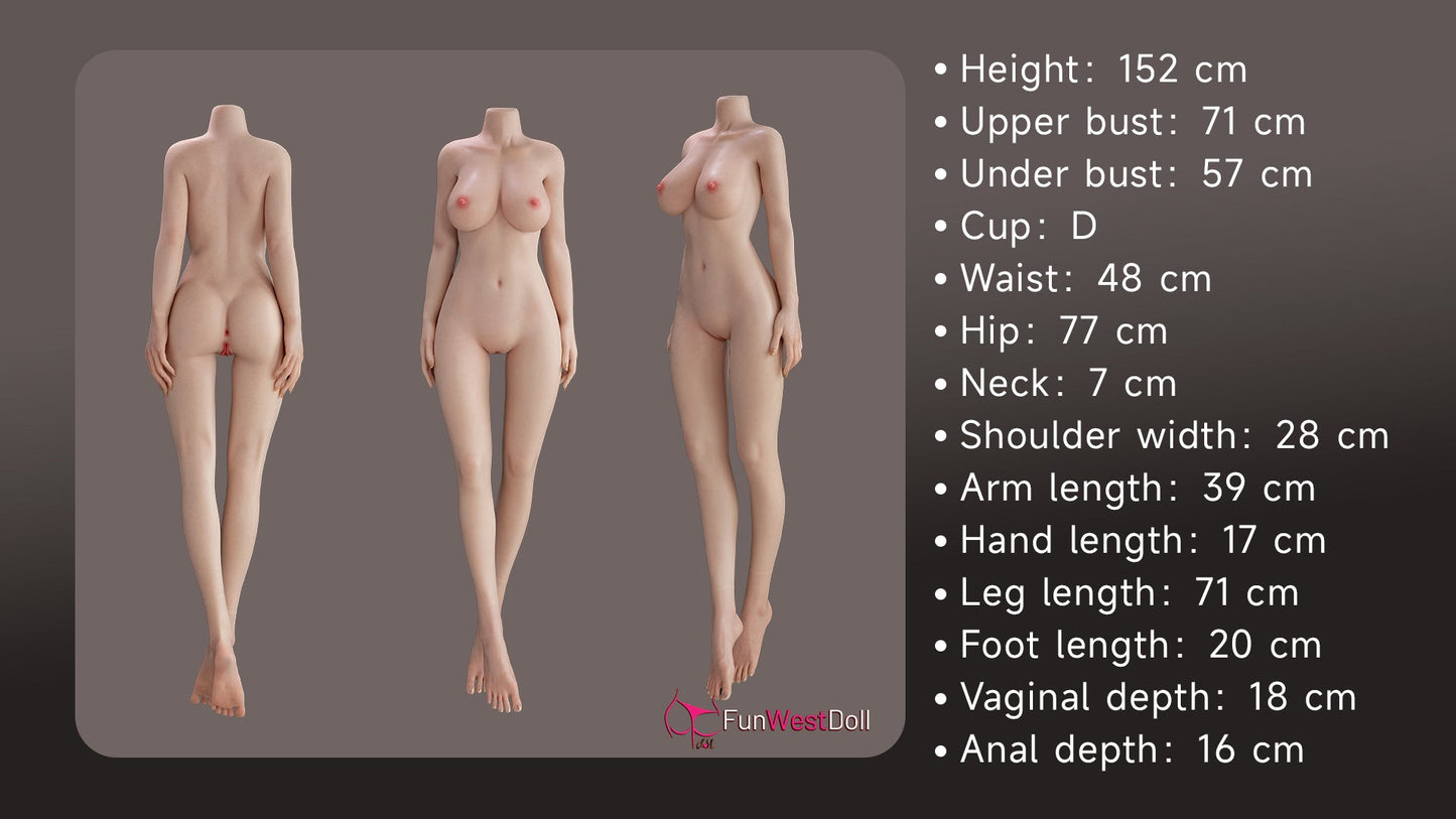152cm/5ft D-cup Silicone Sex Doll – Nika (EU IN STOCK)