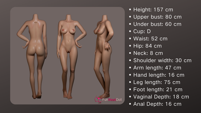 157cm/5ft2 D-cup Silicone Sex Doll – Alexa
