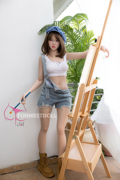 159cm/5ft2 A-cup Silicone Sex Doll – Cassia