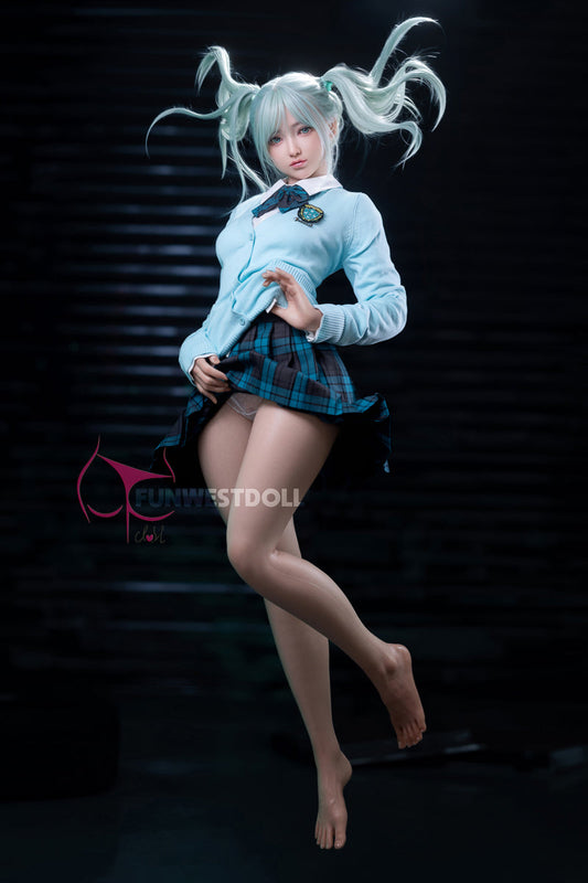 159cm/5ft2 A-cup Silicone Sex Doll – Amy