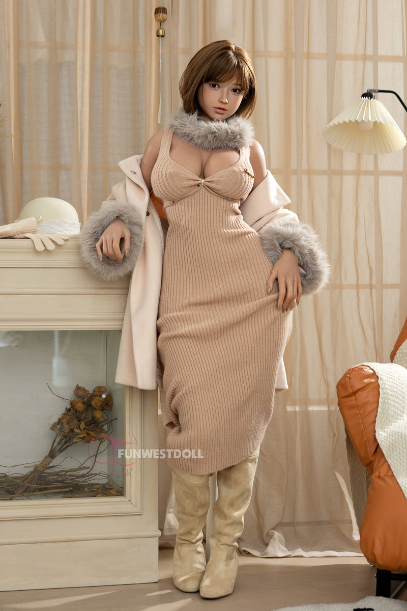 157cm/5ft2 G-cup Silicone Sex Doll – Amy