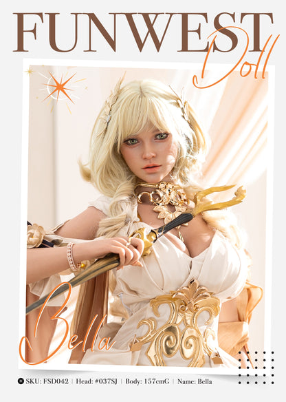 157cm/5ft2 G-cup Silicone Sex Doll – Bella
