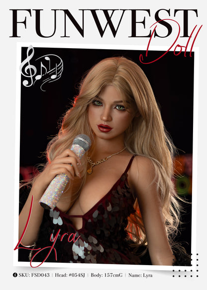 157cm/5ft2 G-cup Silicone Sex Doll – Lyra