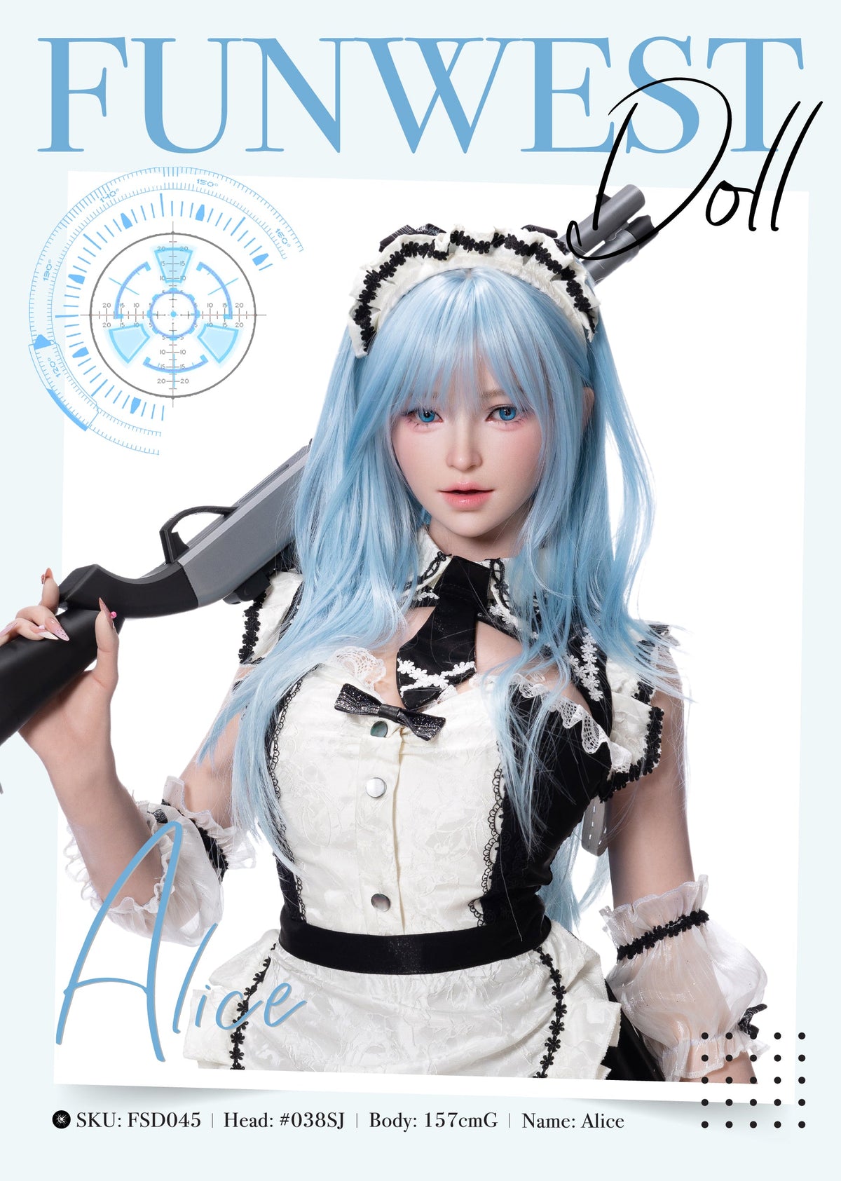 157cm/5ft2 G-cup Silicone Sex Doll – Alice