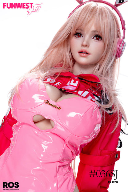 157cm/5ft2 G-cup Silicone Sex Doll – Lily