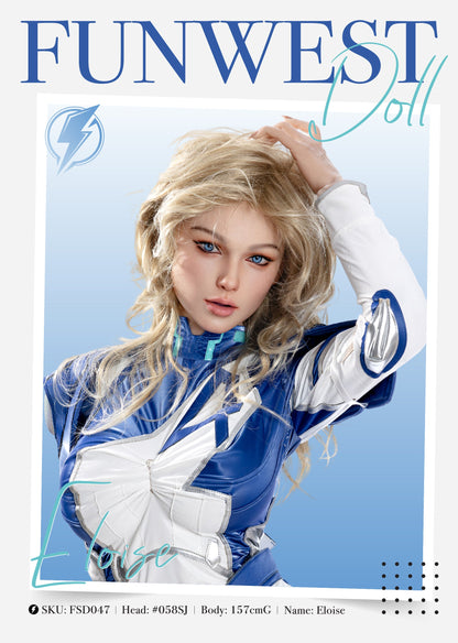157cm/5ft2 G-cup Silicone Sex Doll – Eloise
