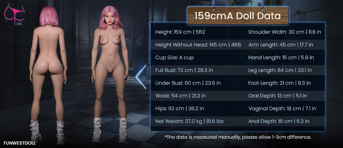159cm/5ft2 A-cup TPE Sex Doll – Alice