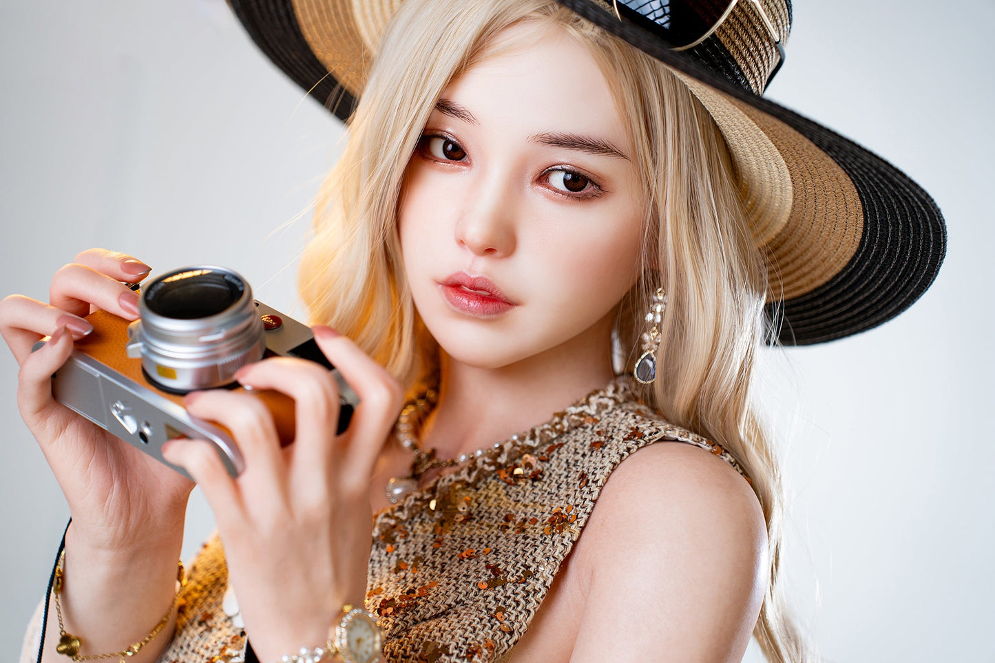 158cm/5ft2 G-cup Silicone Sex Doll – Eileen