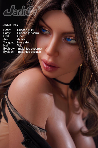 154cm/5ft1 F-cup Silicone Sex Doll – Tira