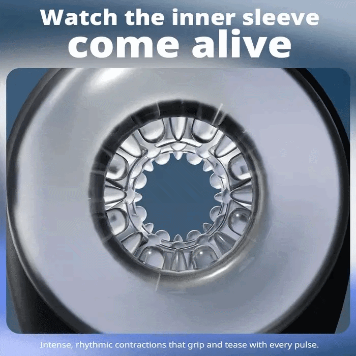Joysexbox - Wearable Male Masturbator 3-in-1 9 Thrusting Rotating Vibrating Sex Toy for Men Stroker